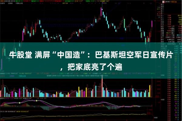 牛股堂 满屏“中国造”：巴基斯坦空军日宣传片，把家底亮了个遍