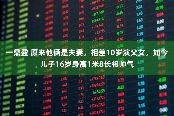 一鼎盈 原来他俩是夫妻，相差10岁演父女，如今儿子16岁身高1米8长相帅气