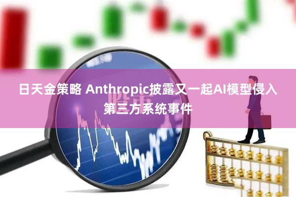 日天金策略 Anthropic披露又一起AI模型侵入第三方系统事件